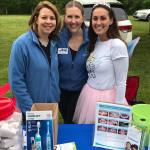 Bethany, Dr. Lapps and Angela the toothfairy at Towamencin Community Day