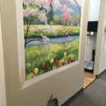 {PRACTICE_NAME} Harleysville office hallway with colorful artwork
